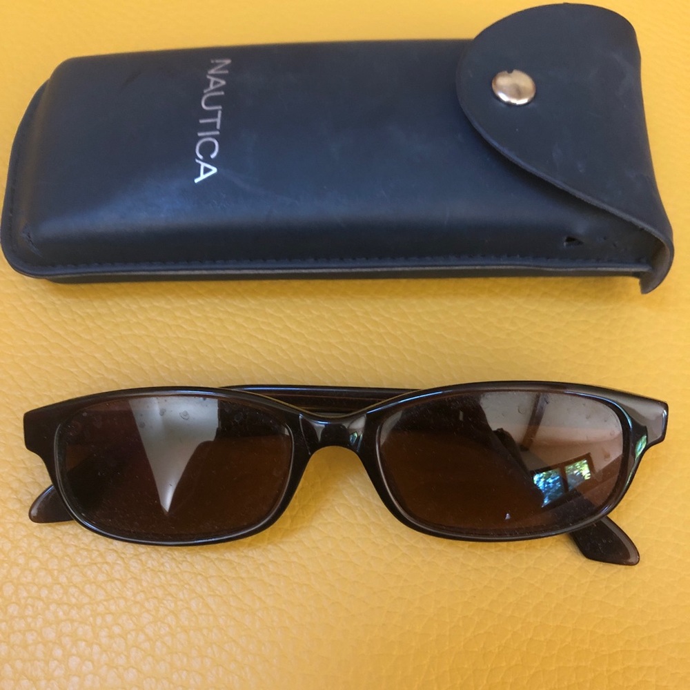 Nautica polarized sunglasses and case
